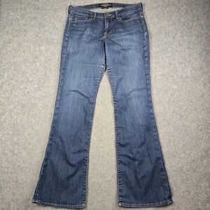 Lucky Brand Jeans Womens 10/30 Fits 33x32 Blue Denim Sweet N Low Faded Flare